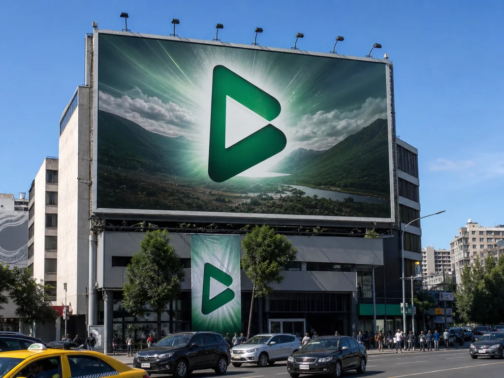 Publicidad ATL en valla de gran formato