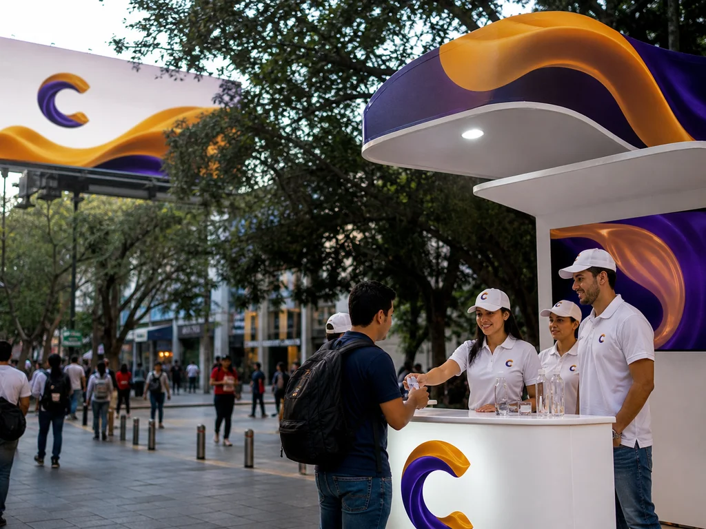 Campana integrada BTL en calle y ATL en valla