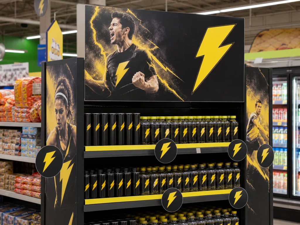 Material POP y displays para campana promocional