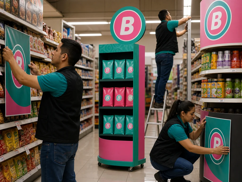 Instalacion promocional en punto de venta