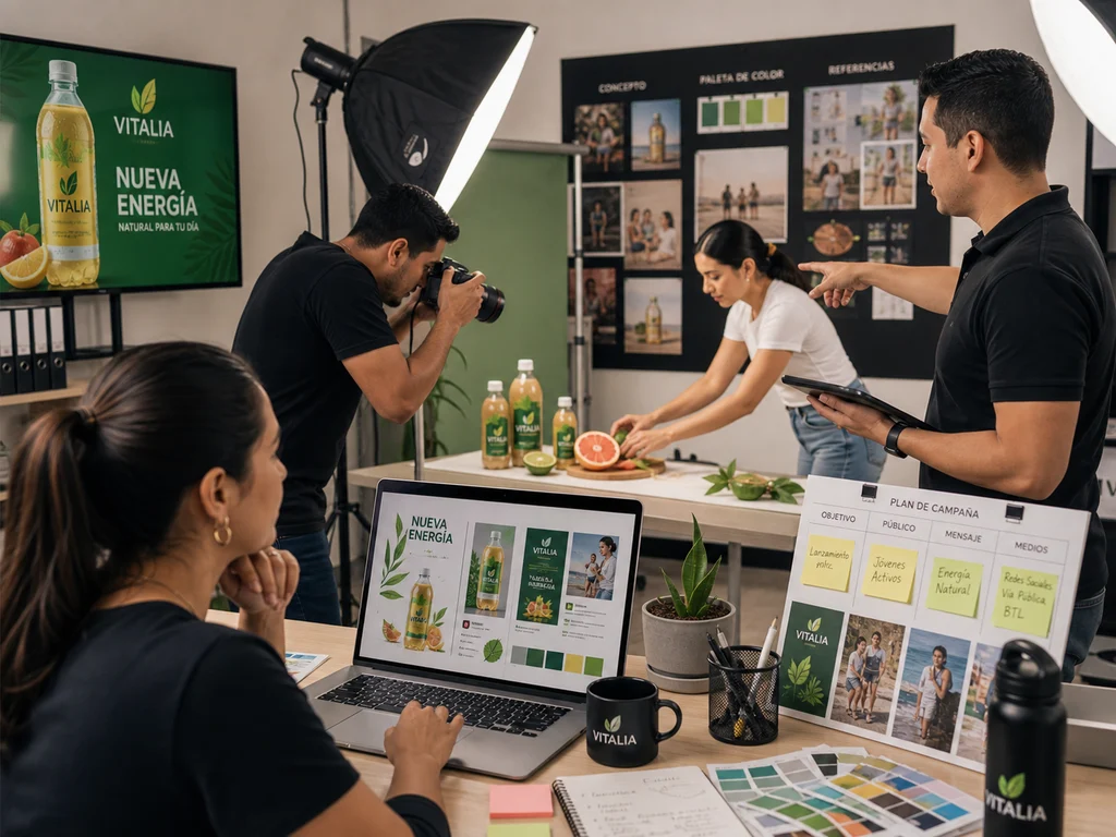 Produccion creativa de contenido para una campana de marca